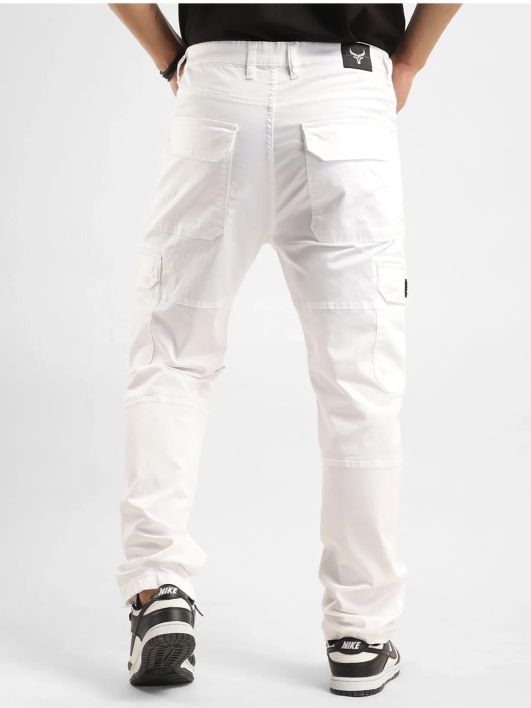Jack&Jordan white color men denim cargo