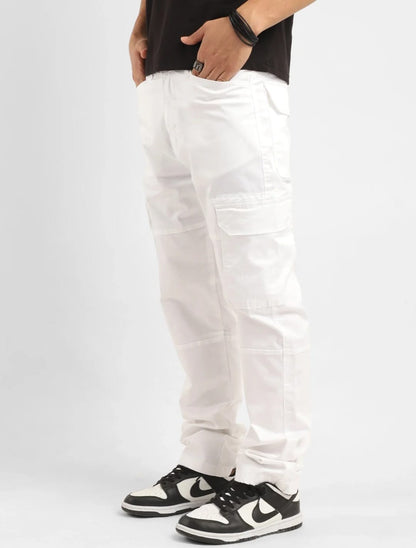 Jack&Jordan white color men denim cargo